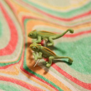 🦎 Chameleon Spirit Animal Earrings 🦎